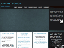 Tablet Screenshot of margaretbennett.co.uk